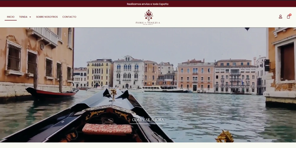 Diseño Web Barcelona | Fiored di Venezia